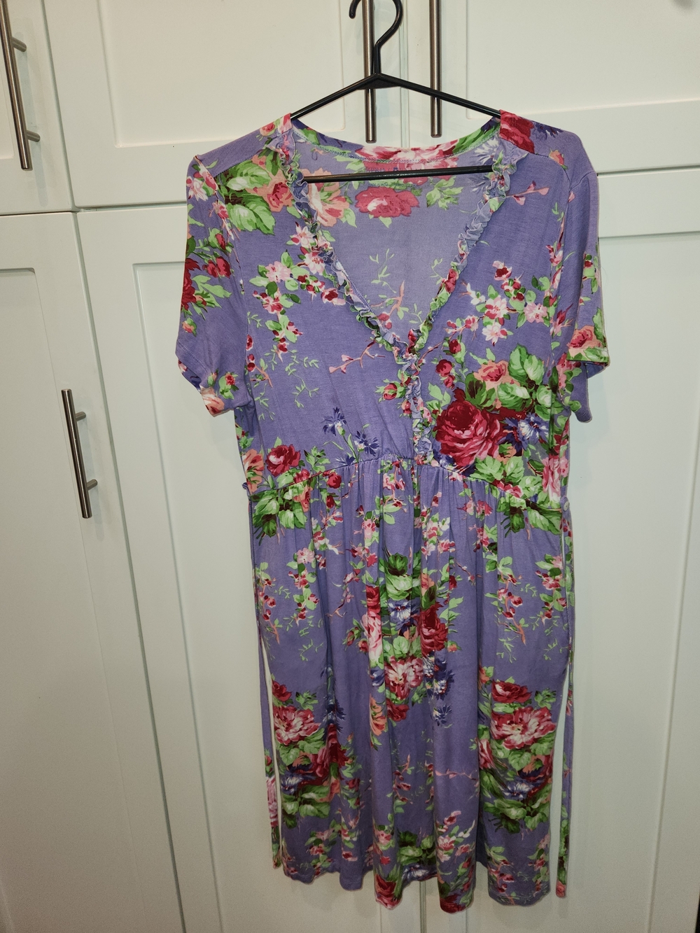 🍉April Cornell Short Floral Dress - Picture 2 of 11